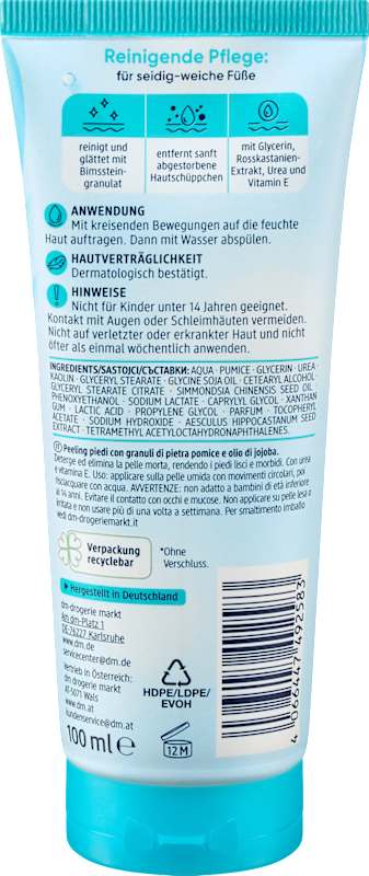 Balea gommage pieds 100 ml