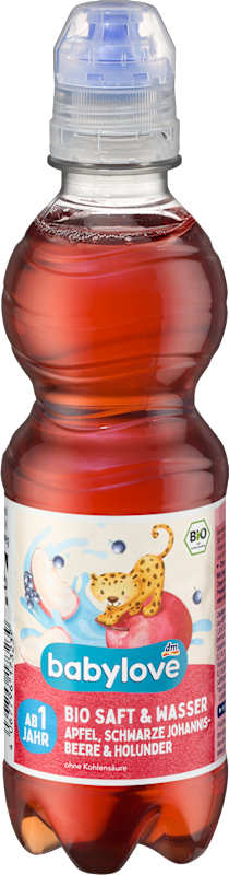 babylove Jus & eau pomme-cassis-sureau, 330 ml EINWEG
