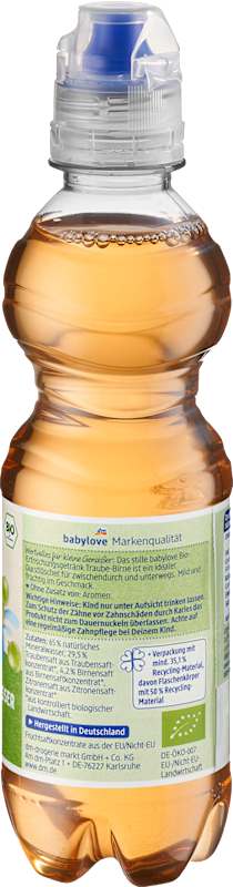 babylove Jus & eau raisin & poire 330 ml
