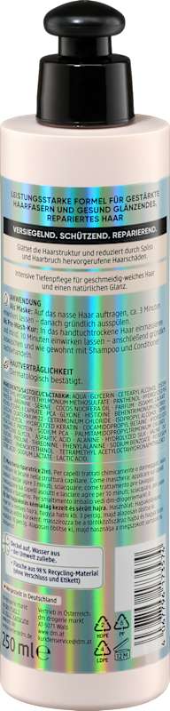Balea PROFESSIONAL Masque cheveux Plex Care 2en1 250 ml
