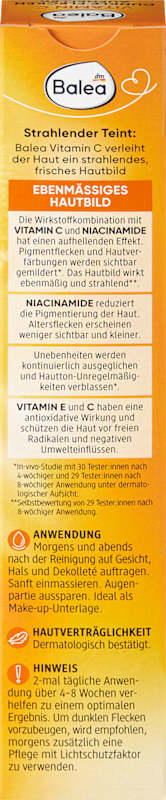 Balea Correcteur taches brunes Vitamine C 50 ml