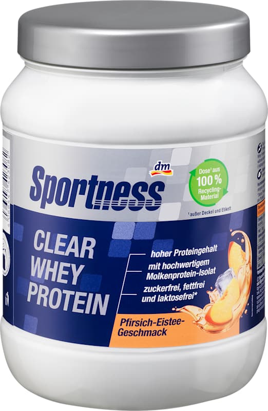 Sportness Poudre protéinée Clear Whey goût thé glacé pêche, 400 g