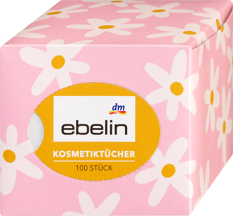 ebelin Mouchoirs cosmétiques Box Design, 100 pièces
