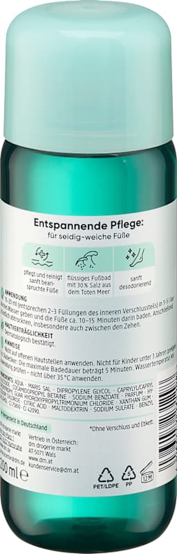 Balea Bain de Pieds Mer Morte 200 ml