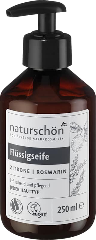 alverde Naturschön Savon liquide citron romarin, 250 ml