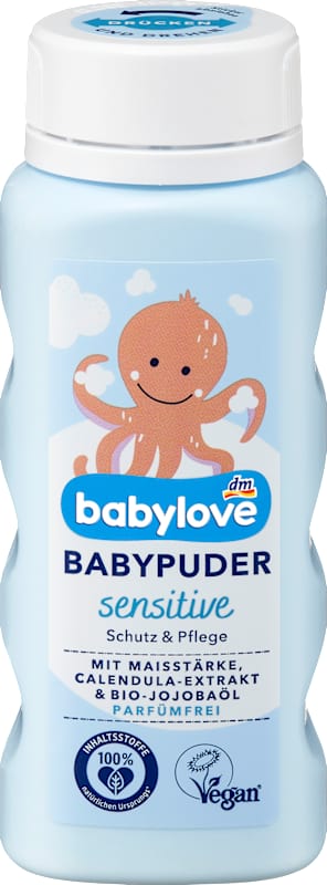 babylove Poudre pour bébé sensitive 100 g