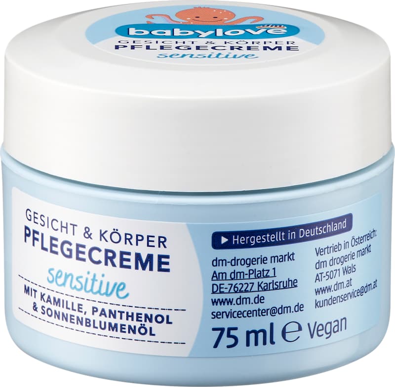 babylove Crème soin bébé sensitive 75 ml