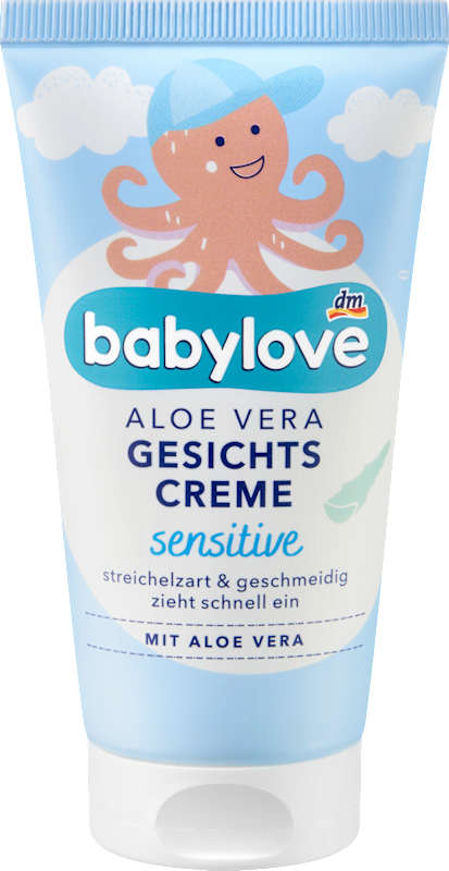 babylove Crème visage bébé Aloe Vera sensitive 75 ml