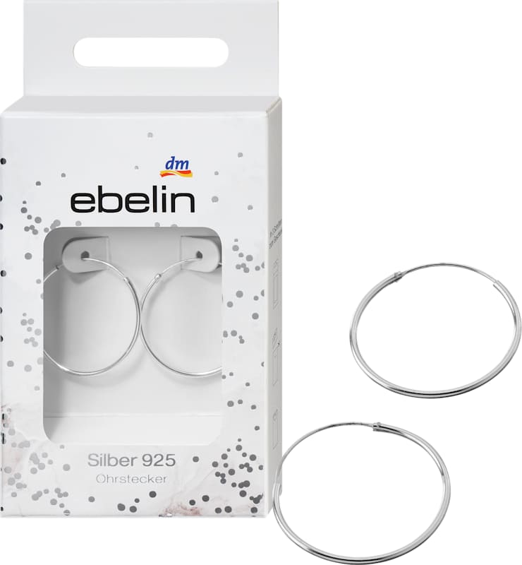 ebelin Créoles argent 925 2 pièces