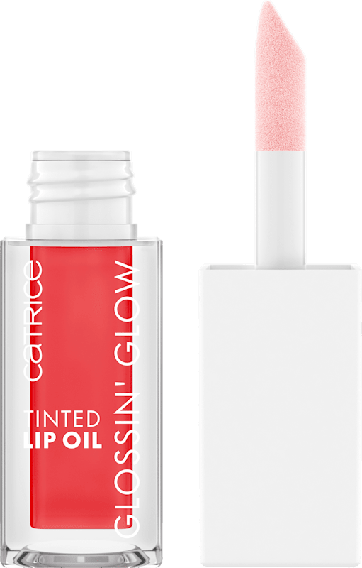 Catrice Huile à lèvres Glossin' Glow Tinted 020 Drama Mama, 4 ml — produit allemand authentique au Maroc