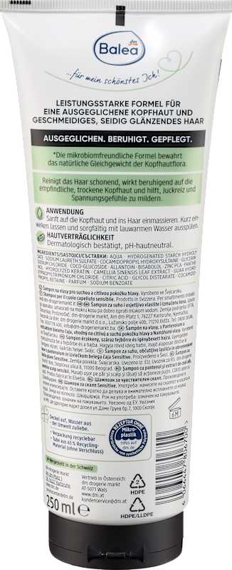 Balea PROFESSIONAL Shampooing cuir chevelu sensible, 250 ml