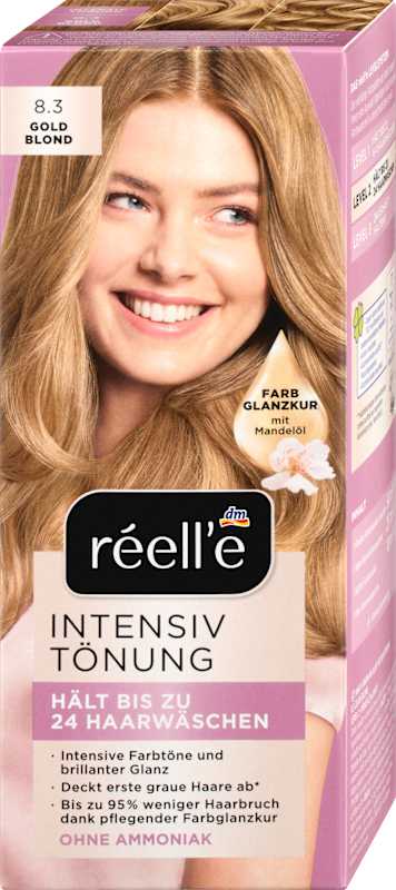réell‘e Coloration ton sur ton 8.3 Blond doré, 1 pièce