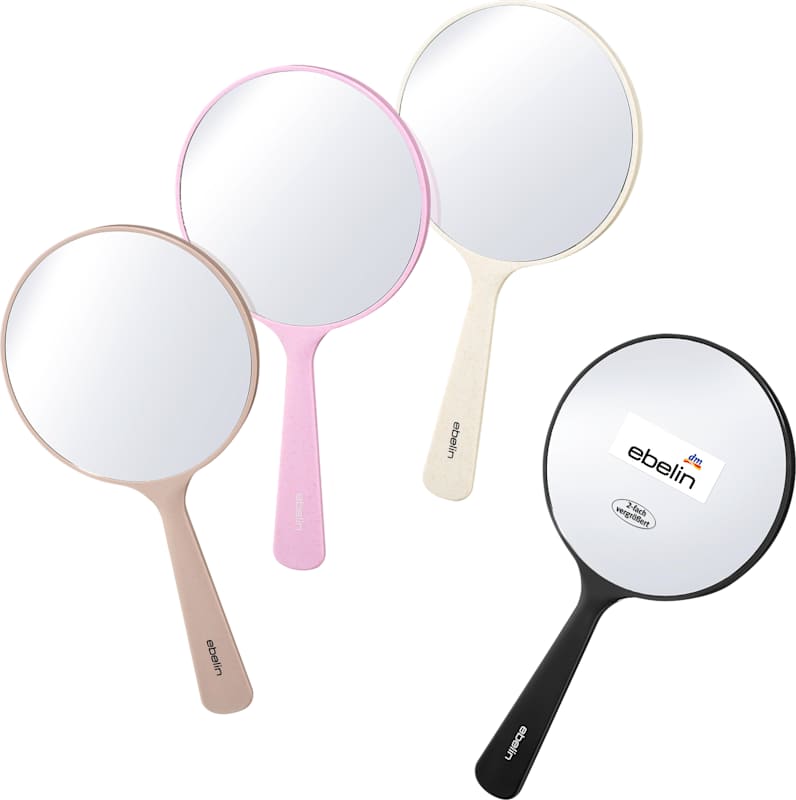 ebelin Miroir à main en paille de blé 1 pièce