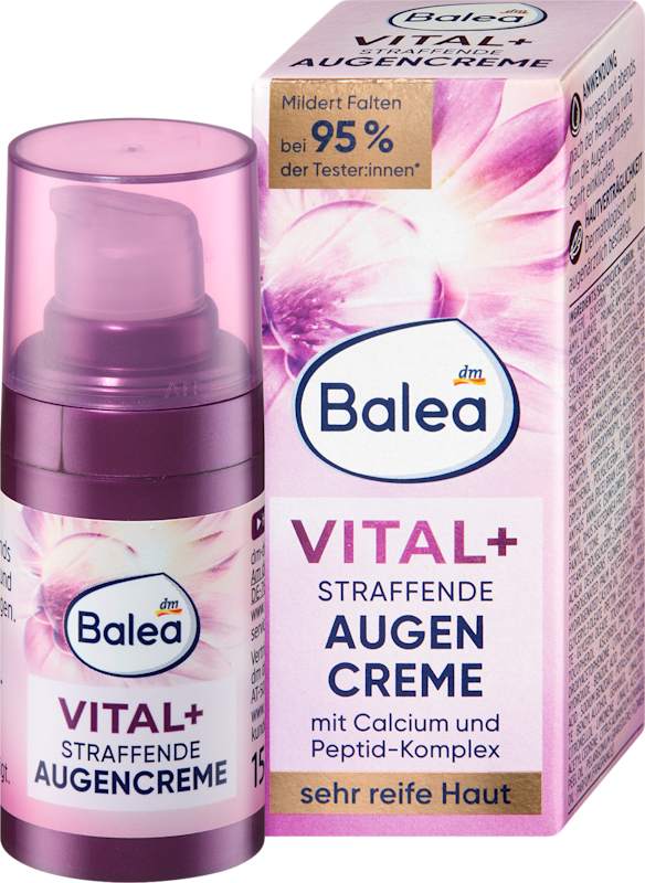 Balea Crème yeux Vital+ raffermissante, 15 ml
