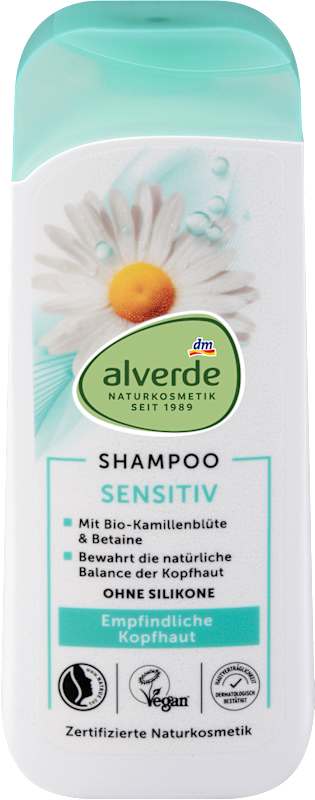 alverde NATURKOSMETIK shampoing sensitif camomille, 200 ml
