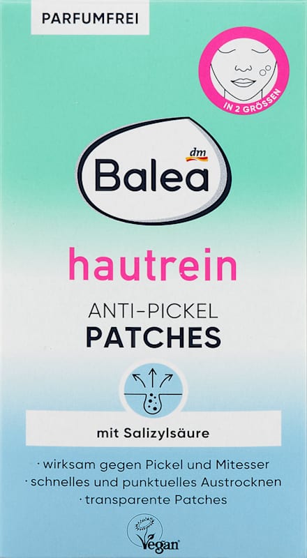 Balea Patchs anti-boutons peau nette 36 pièces