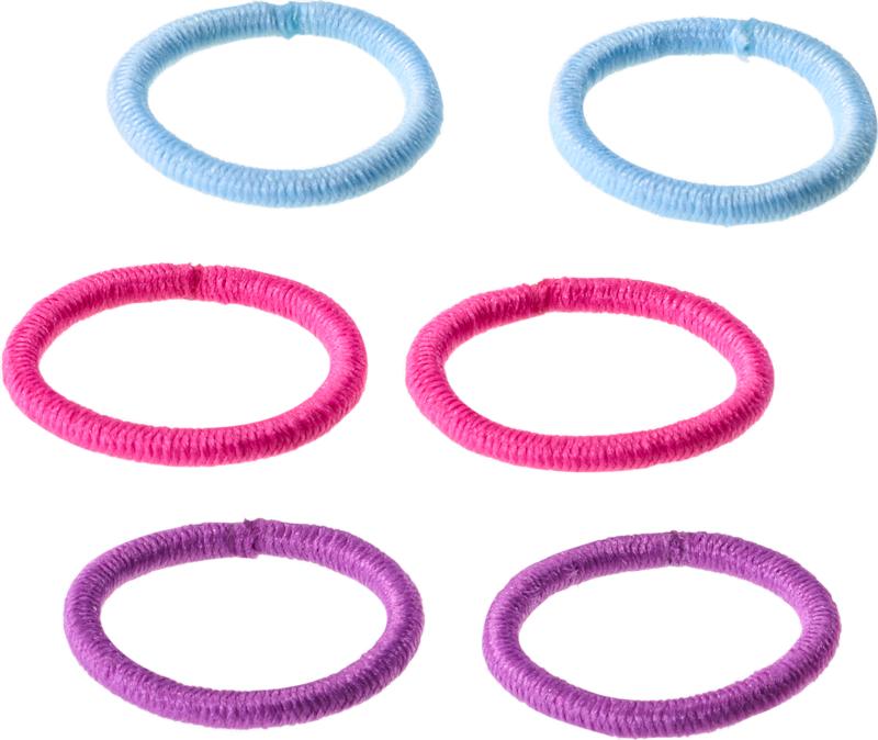 ebelin mini élastiques cheveux colorés 18 pcs