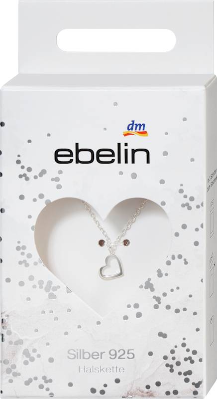 ebelin Collier argent 925 pendentif cœur, 1 pièce
