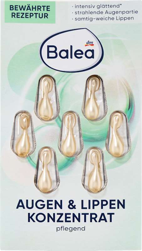 Balea Concentré yeux & lèvres 7 pièces