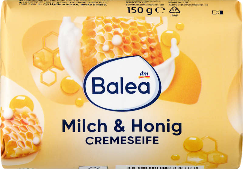 Balea Savon crème lait & miel 150 g