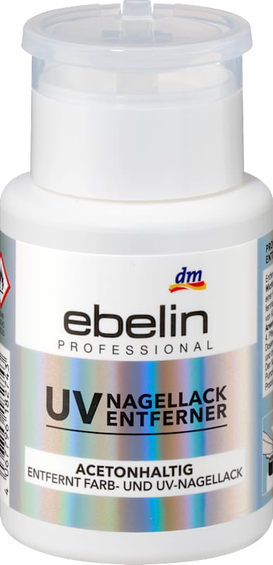 ebelin Dissolvant UV à l'acétone, 125 ml