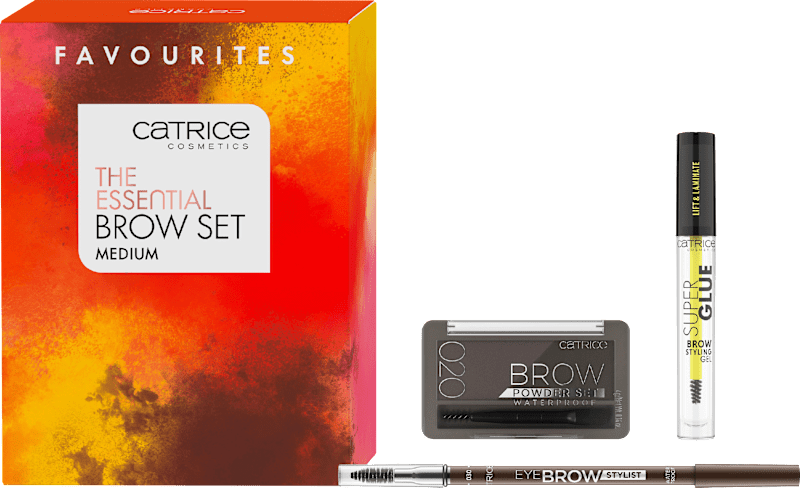 Catrice Coffret cadeau Brow The Essential Medium 3tlg, 1 St — produit allemand authentique au Maroc