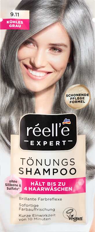 réell‘e EXPERT Shampoing colorant 9.11 Gris froid, 25 ml