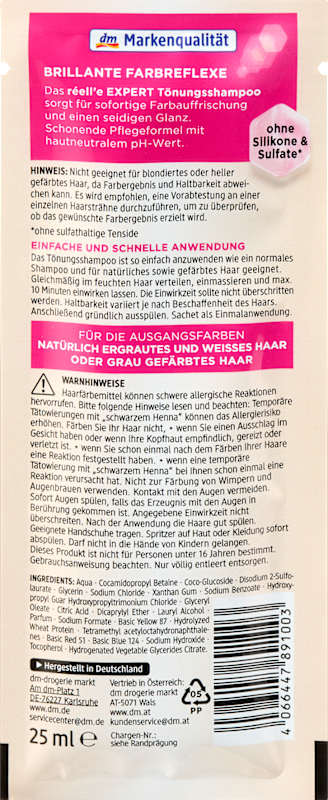 réell‘e EXPERT Shampoing colorant 9.11 Gris froid, 25 ml
