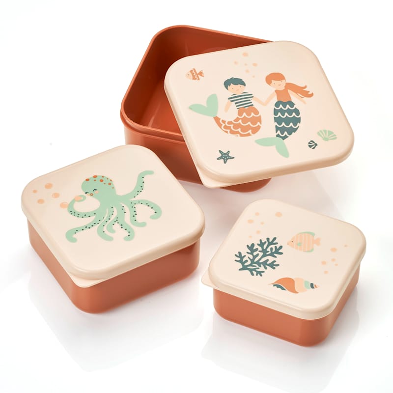 babylove Boîtes à goûter rose 3 pièces 1 pc