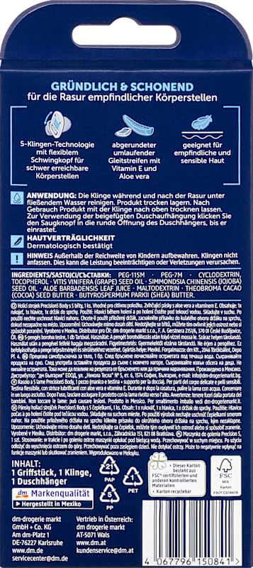 Balea MEN rasoir precision Body 1 pièce
