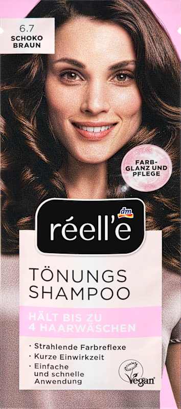 réell‘e Shampoing colorant 6.7 Brun chocolat, 14 ml