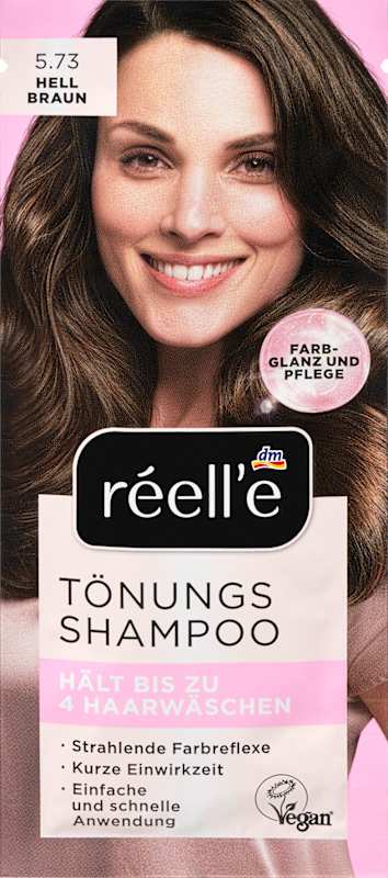 réell‘e Shampoing colorant 5.73 Châtain clair, 14 ml