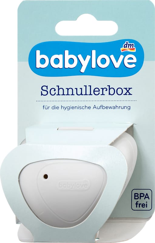 babylove boîte à tétine gris clair, 1 pièce