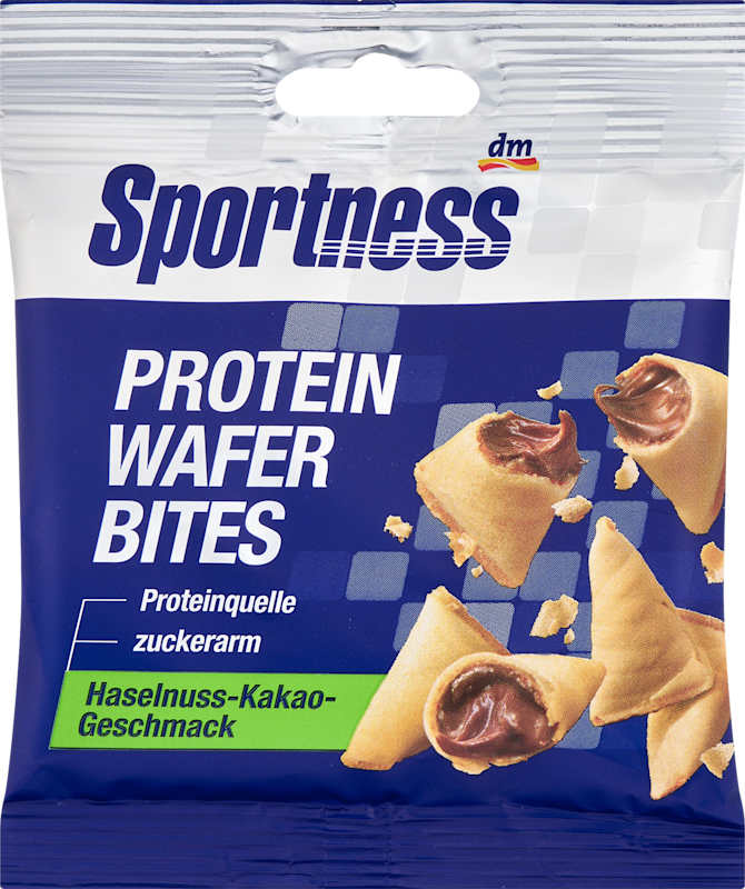Sportness Protein Wafer Bites noisette-cacao 30 g