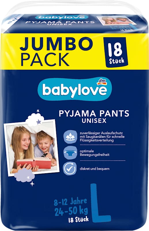 babylove Culottes d'apprentissage T. L 8-12 ans 18 pièces