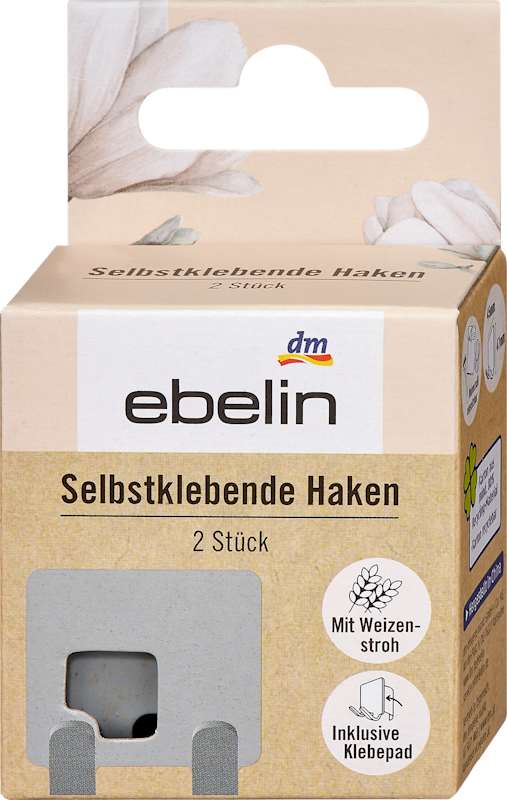 ebelin crochets adhésifs / support rasoir 2 pièces