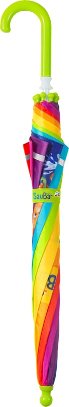 SauBär Parapluie enfant avec réflecteur arc-en-ciel 1 pièce