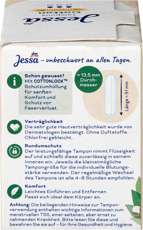 Jessa Tampons Cotton Normal 16 pièces