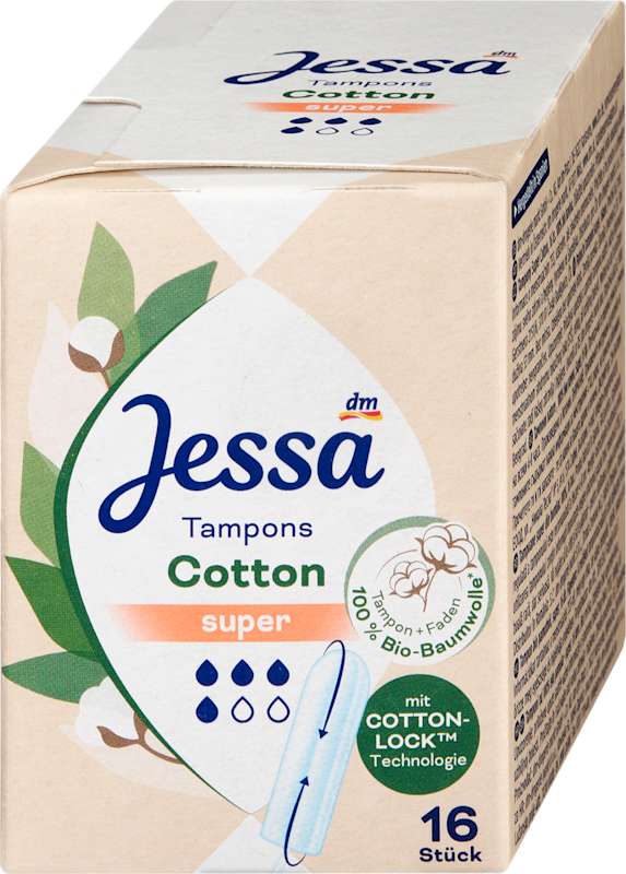 Jessa Tampons Cotton Super 16 pc