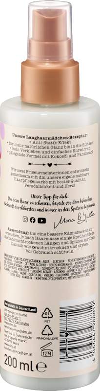 LANGHAARMÄDCHEN Spray démêlant, 200 ml