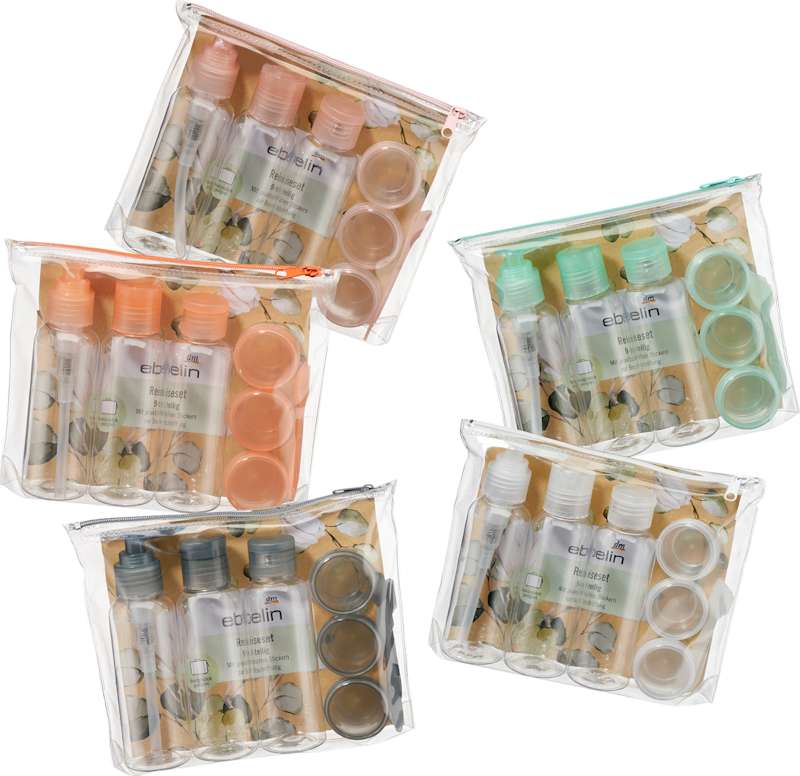 ebelin Set de voyage 9 pièces, 1 pièce