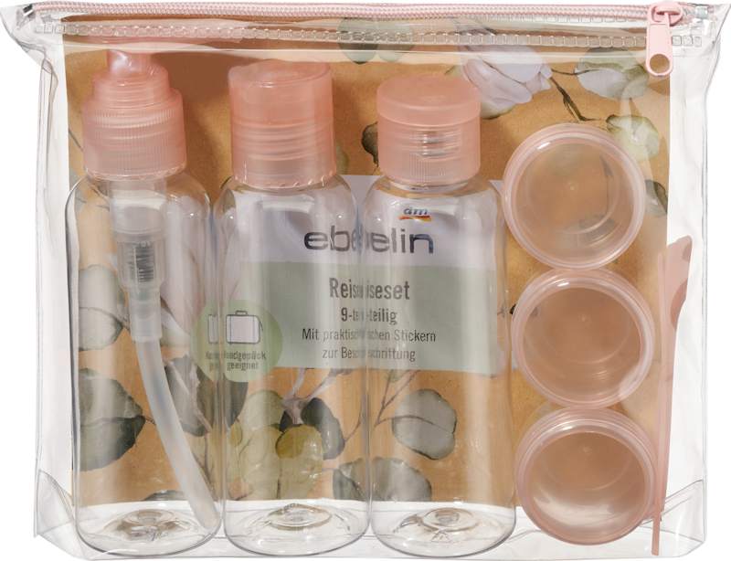 ebelin Set de voyage 9 pièces, 1 pièce