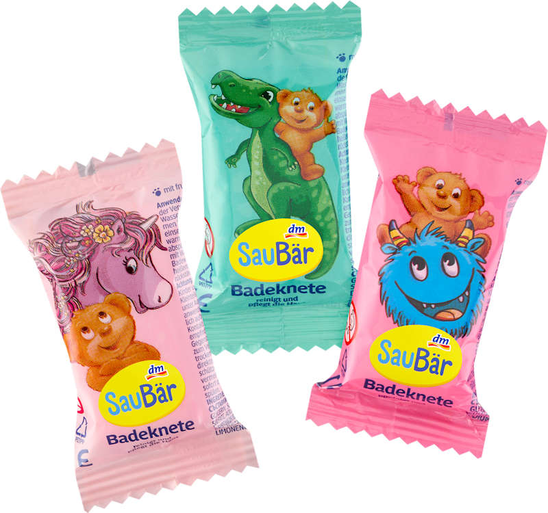 SauBär Pâte à modeler de bain pour enfants 20 g