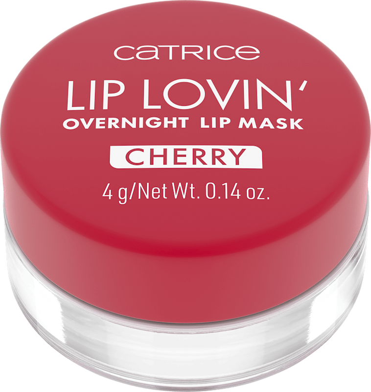 Catrice Masque à lèvres Lip Lovin' Overnight 020 Cherry Pop, 4 g — produit allemand authentique au Maroc