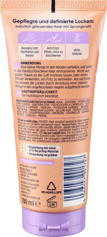 Balea Gel boucles Crunch 100 ml