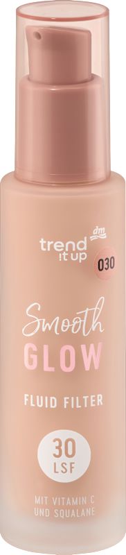 trend !t up Fond de Teint Smooth Glow Fluid LSF 30 030 Warm Almond 30 ml