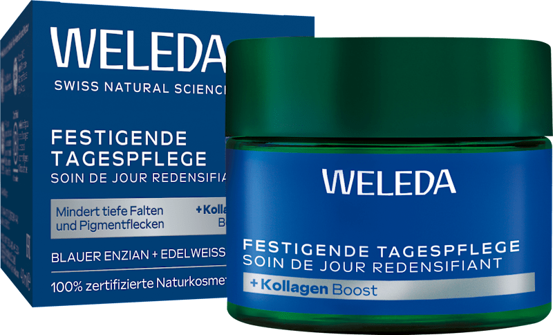 Weleda Crème visage festigend blauer Enzian & Edelweiß, 40 ml — produit allemand authentique au Maroc