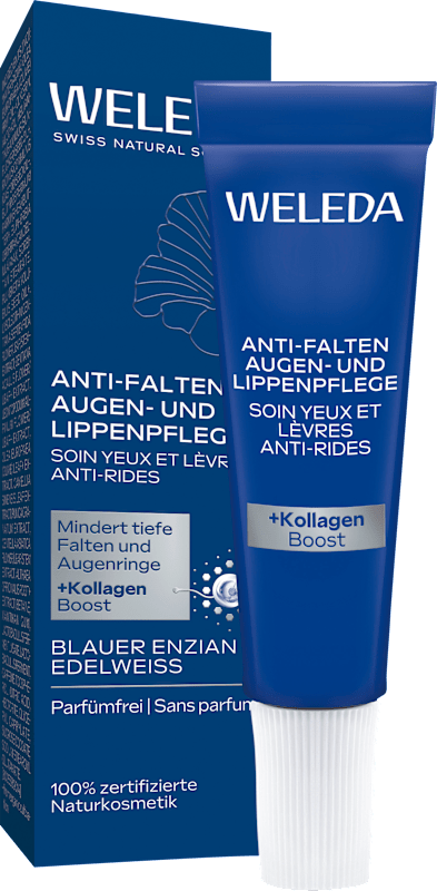 Weleda Augen- und Lippenpflege Anti-Falten, 10 ml — produit allemand authentique au Maroc