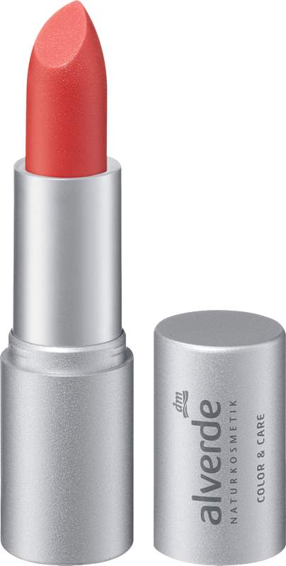 alverde NATURKOSMETIK rouge à lèvres Color & Care 46 Coral Red 4,5 g