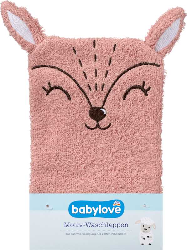 babylove gant de toilette motif faon 1 pièce